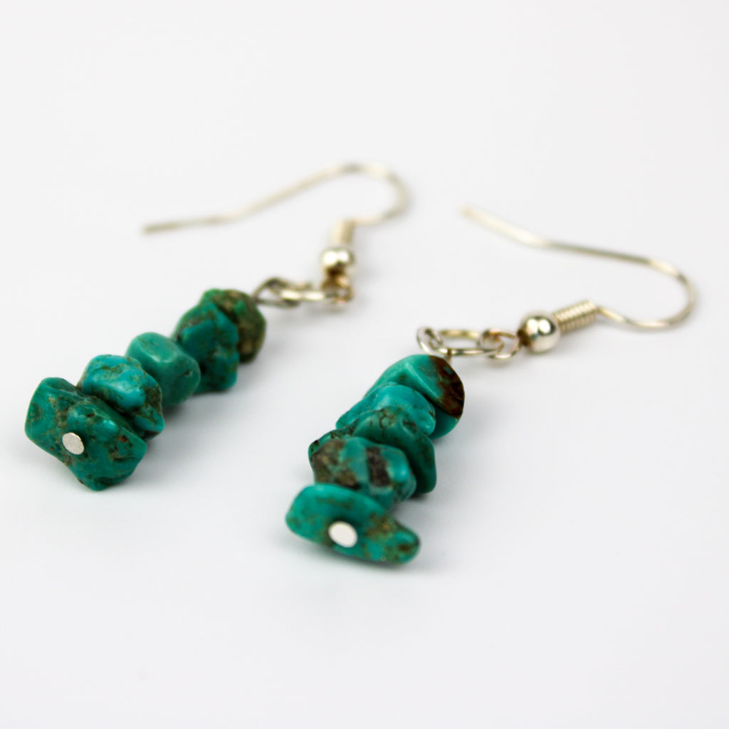 Turquoise | Earrings |  Stacked Crystals