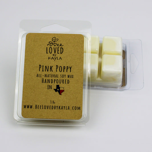 Pink Poppy | 3oz Clamshell | Soy Wax Melt